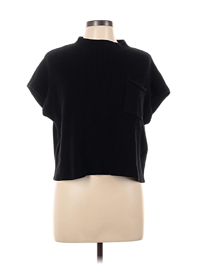 Pre-owned Unbranded Cardigan Sweater In Black