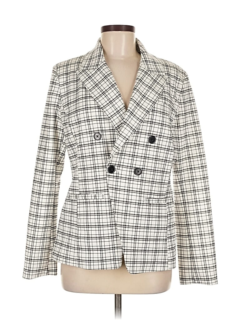 Pre-owned Bagatelle Blazer Jacket In White
