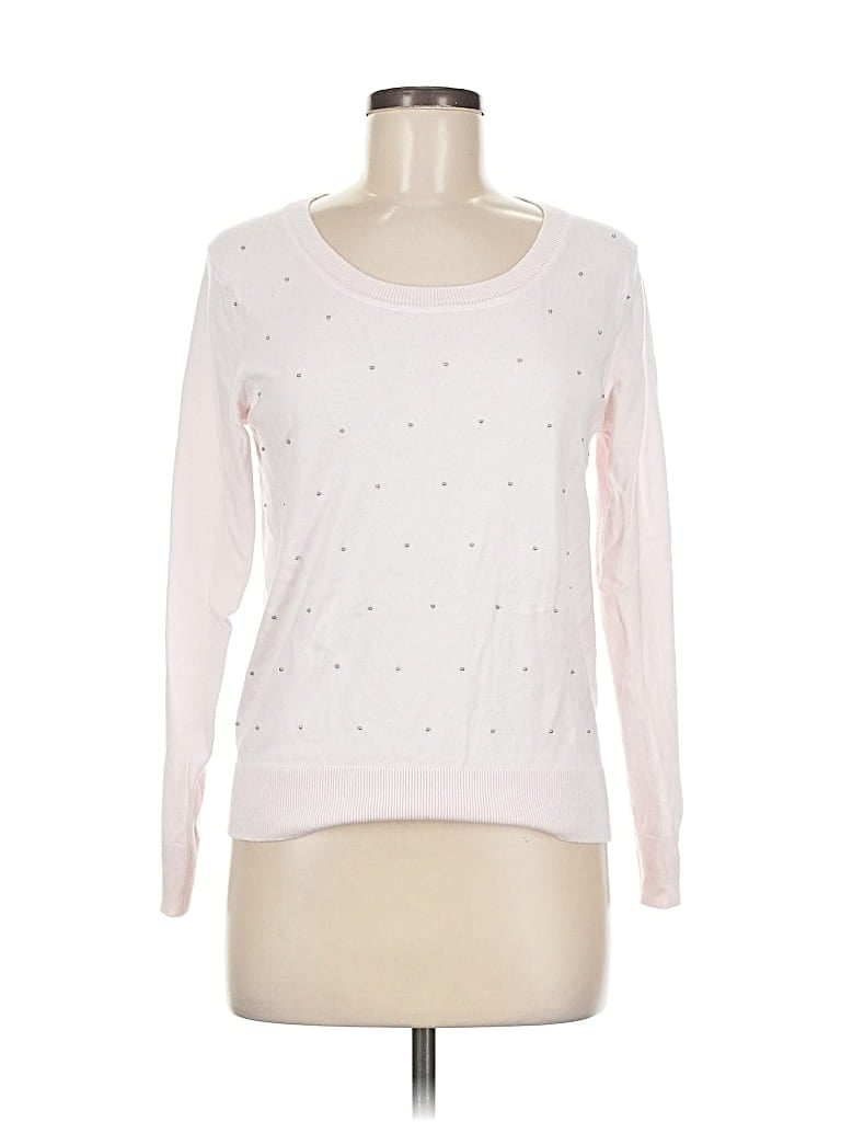 Pre-owned Banana Republic Factory Store Sweatshirt In White