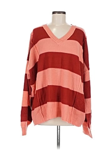 Peach Love Pullover Sweater (view 1)