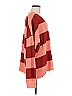 Peach Love 100% Acrylic Stripes Red Pullover Sweater Size M - photo 4