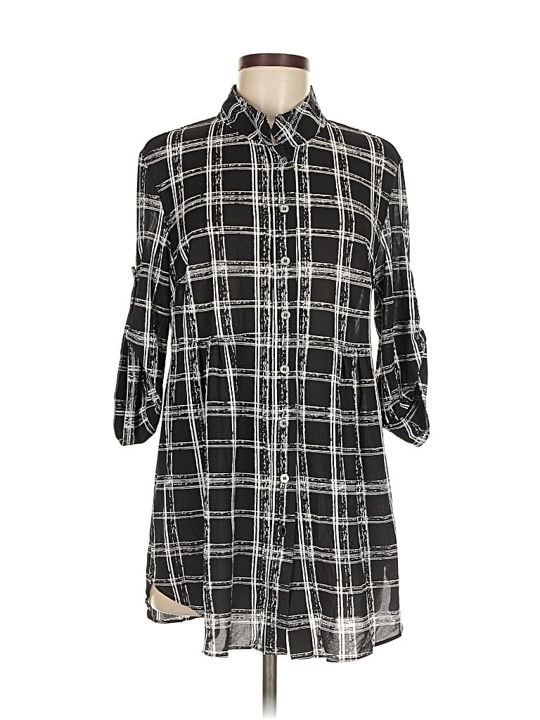 Pre-owned Nygard 3/4 Sleeve Blouse In Black