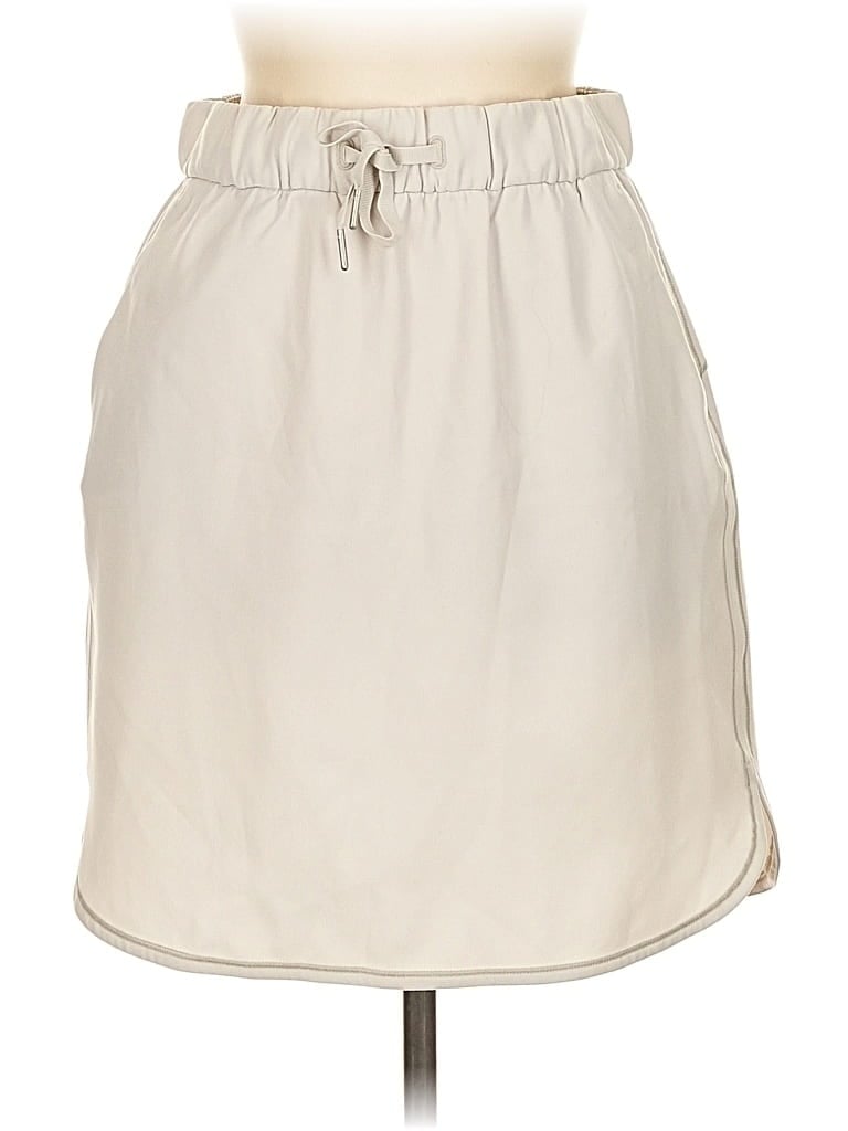 Pre-owned Lululemon Athletica Casual Skirt In White