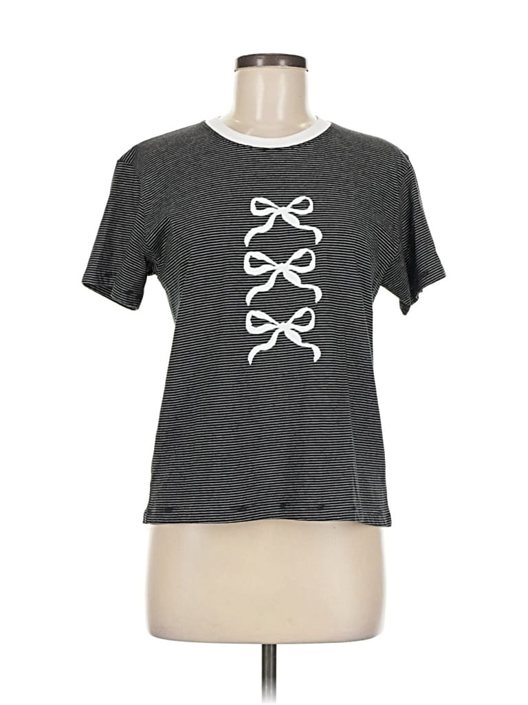 Pre-owned Assorted Brands Short Sleeve T-shirt In Black