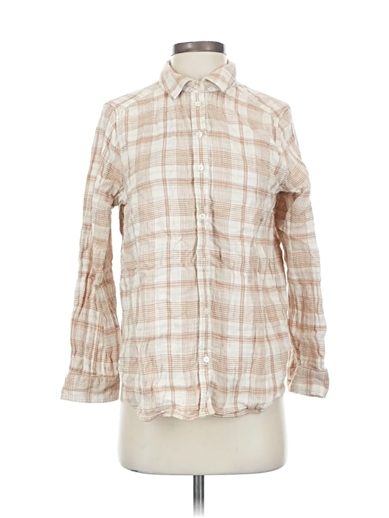 OUTERKNOWN Pre-owned Long Sleeve Button Down Shirt In Brown