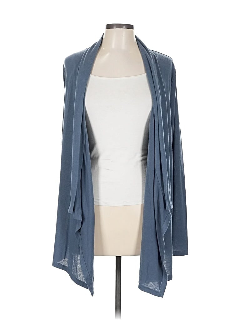Pre-owned Ann Taylor Cardigan Sweater In Blue