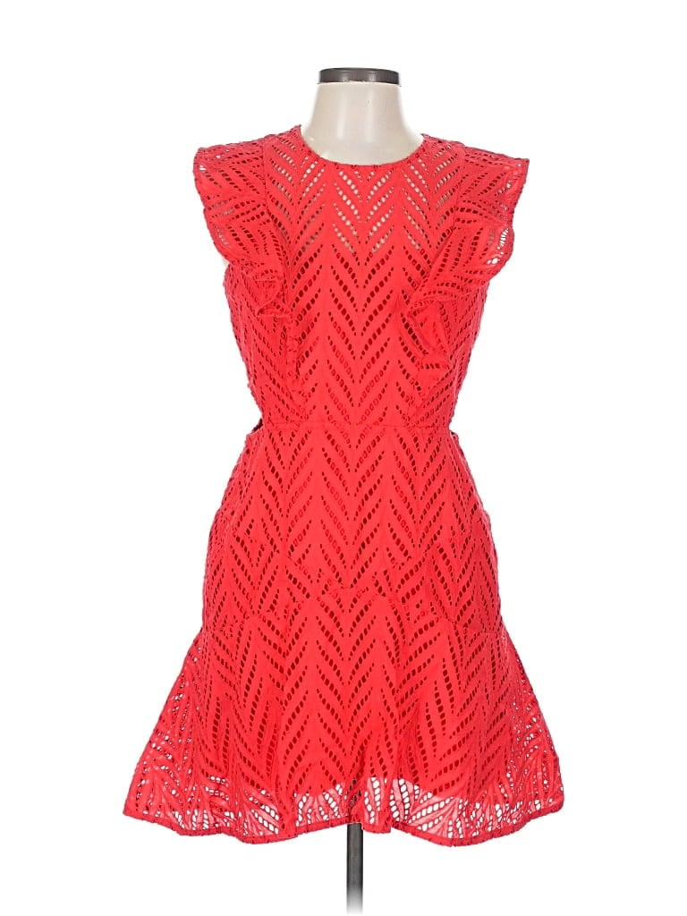 Pre-owned Bardot Cocktail Dress In Red