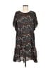 CAbi 100% Polyester Print Gray Casual Dress Size M - photo 1