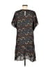 CAbi 100% Polyester Print Gray Casual Dress Size M - photo 2