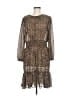 J.Crew Animal Print Brown Cocktail Dress Size M - photo 1