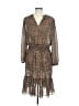 J.Crew Animal Print Brown Cocktail Dress Size M - photo 2