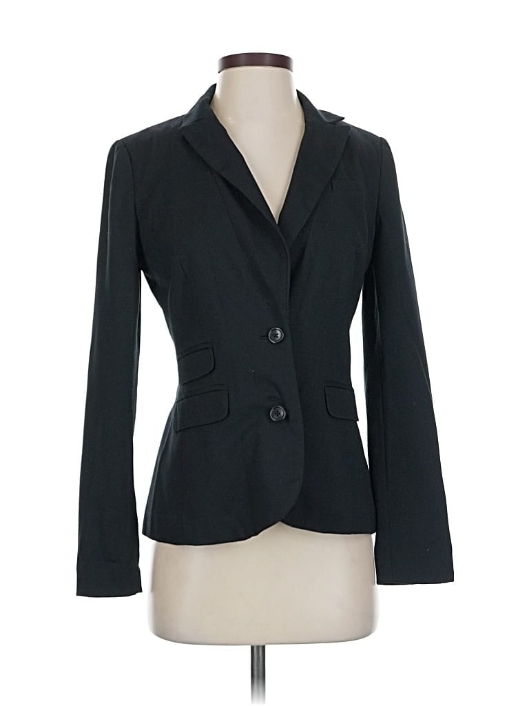 Pre-owned Banana Republic Factory Store Blazer Jacket In Black