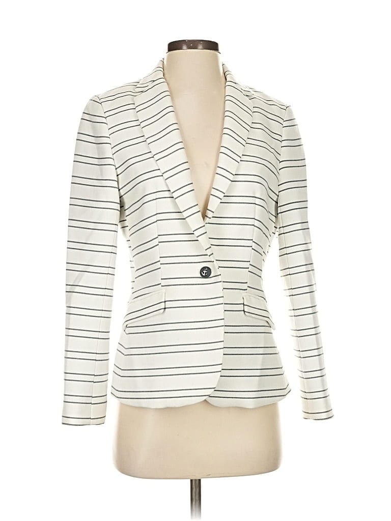 Pre-owned Kenar Blazer Jacket In White