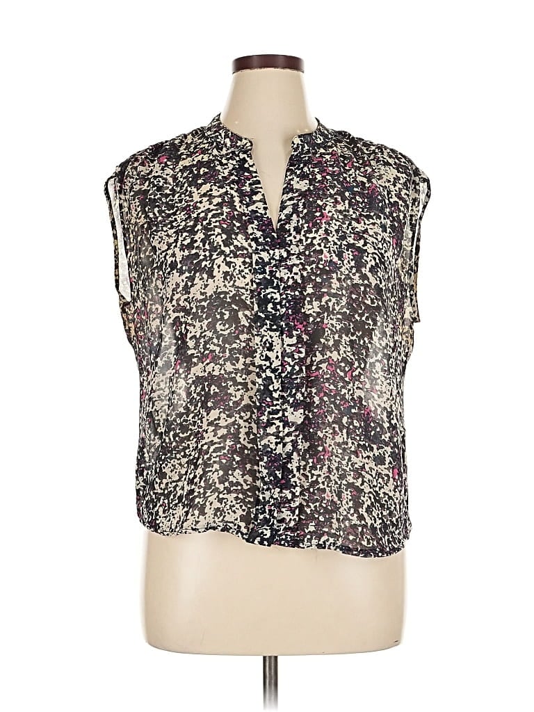 Pre-owned Kenar Sleeveless Blouse In Purple