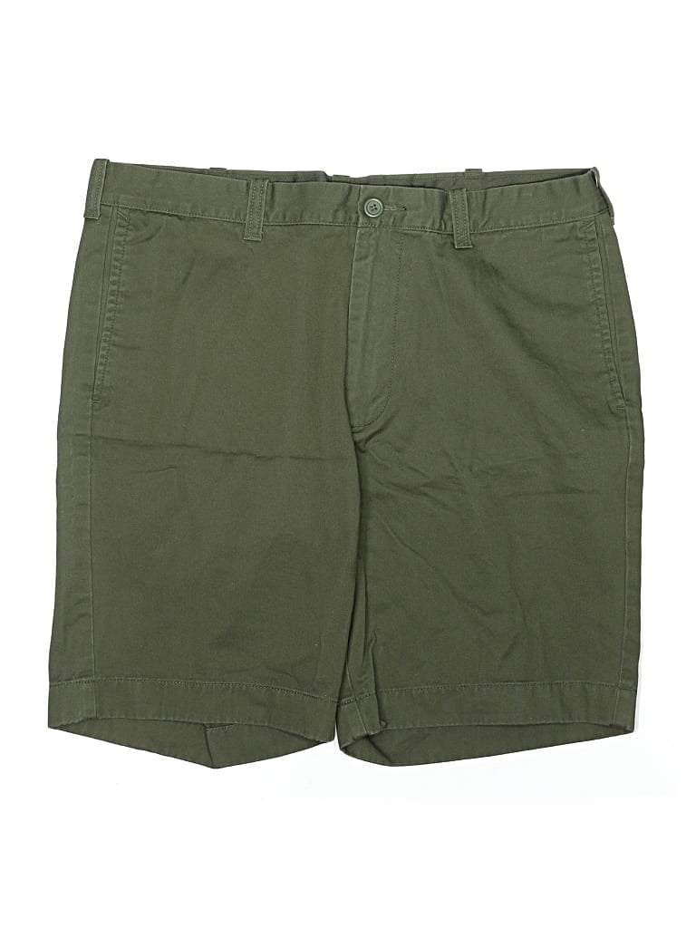 Pre-owned J.crew Factory Store Khaki Shorts In Green