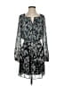 Max Studio 100% Polyester Print Teal Casual Dress Size S - photo 1
