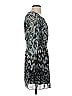 Max Studio 100% Polyester Print Teal Casual Dress Size S - photo 4