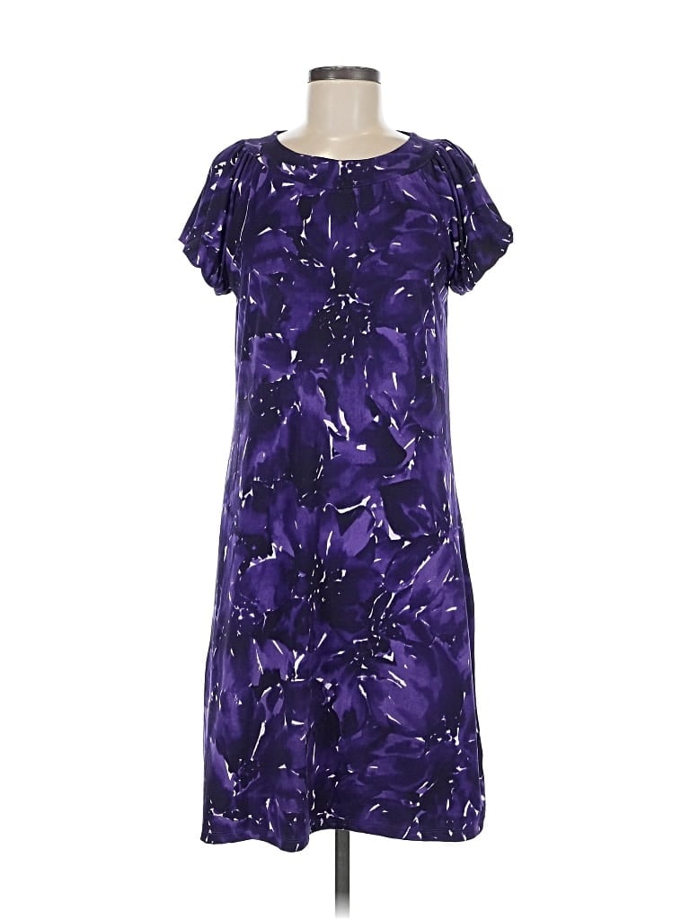 Pre-owned Daisy Fuentes Casual Dress In Purple