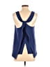 Waverly Grey Blue Sleeveless Blouse Size S - photo 2