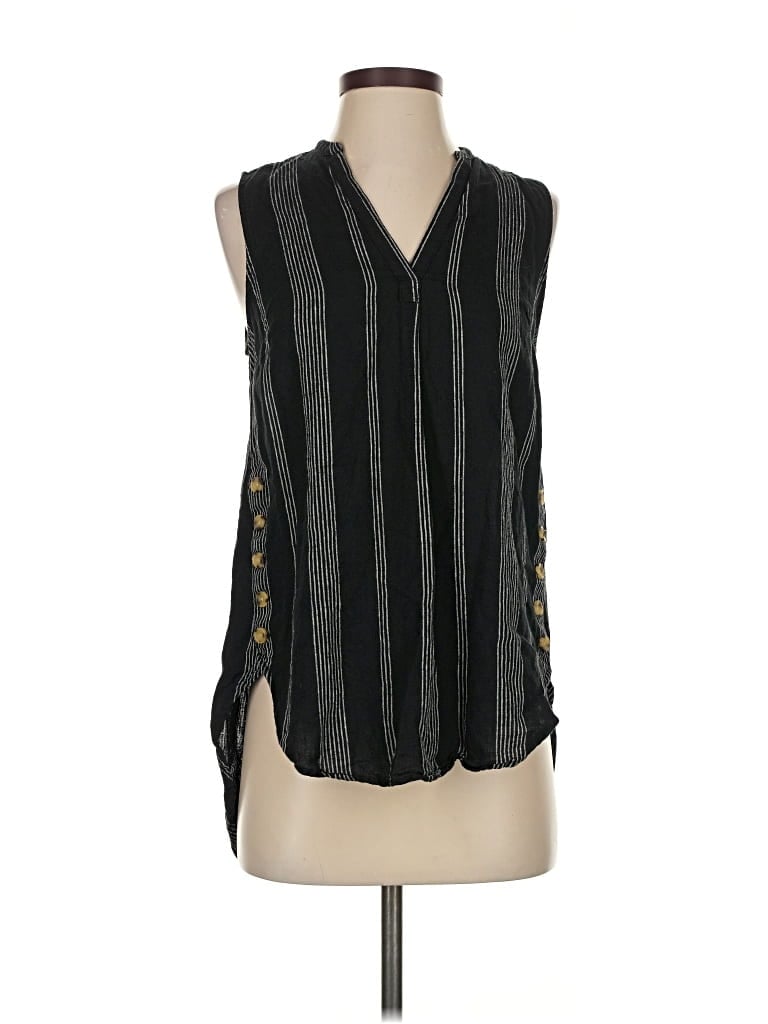 Pre-owned A New Day Sleeveless Blouse In Black