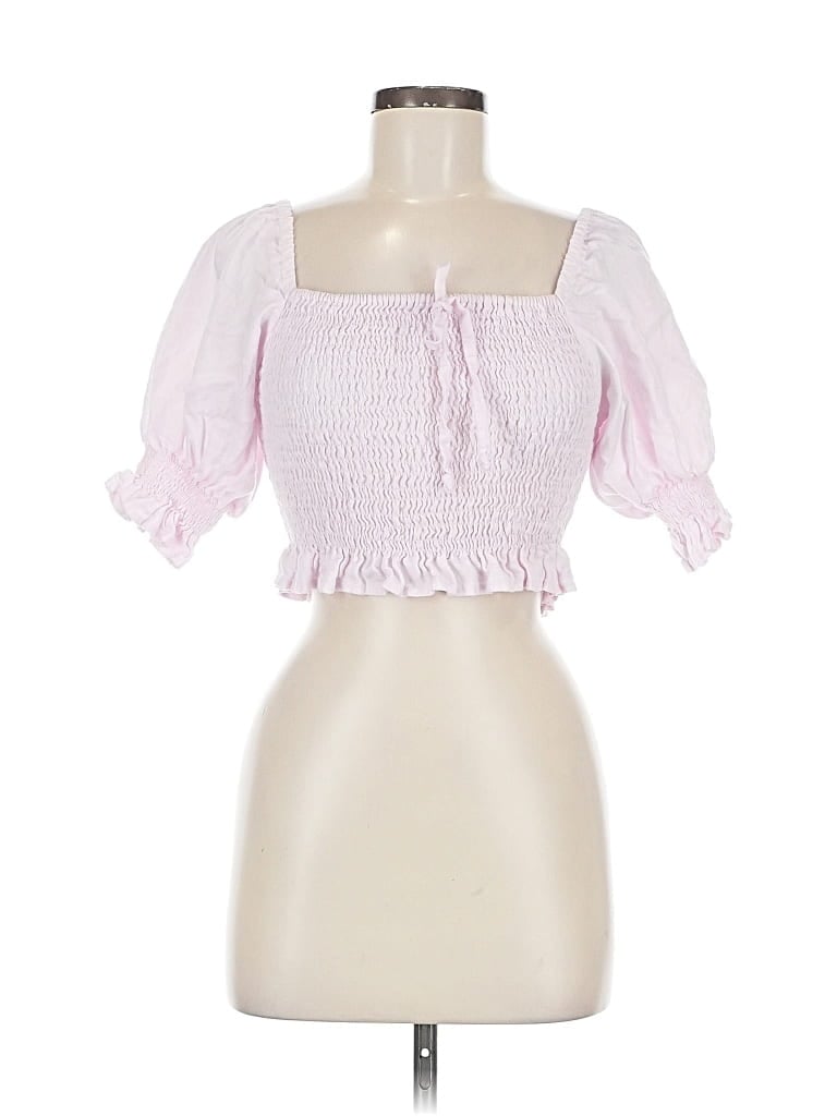 FAITHFULL THE BRAND Pre-owned 3/4 Sleeve Blouse In Pink