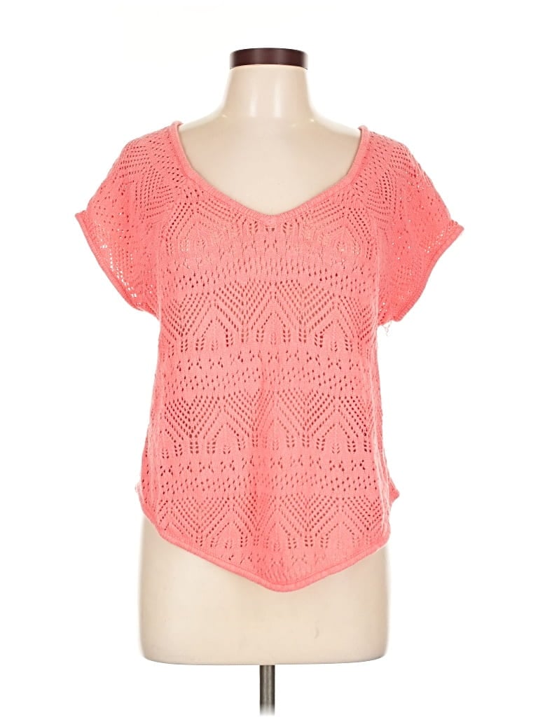 Pre-owned Xhilaration Cardigan Sweater In Pink