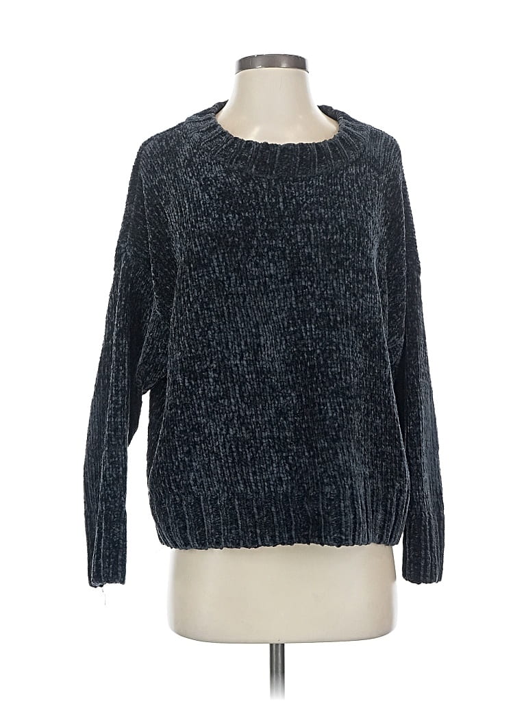 Pre-owned Chelsea & Theodore Pullover Sweater In Blue