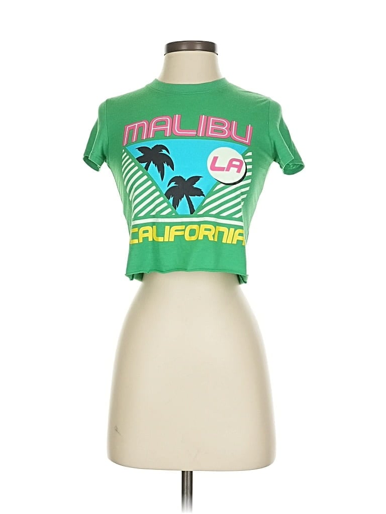 Pre-owned Walmart Short Sleeve T-shirt In Green