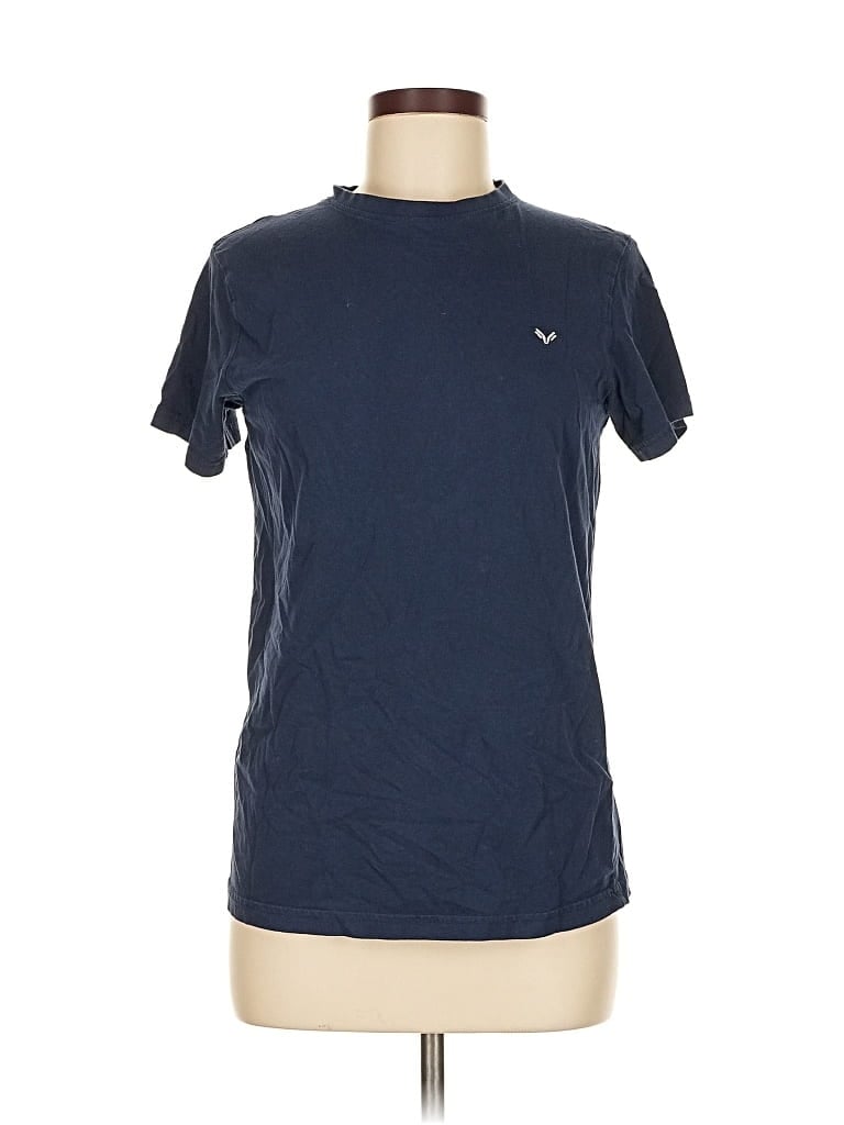 Pre-owned Assorted Brands Short Sleeve T-shirt In Blue