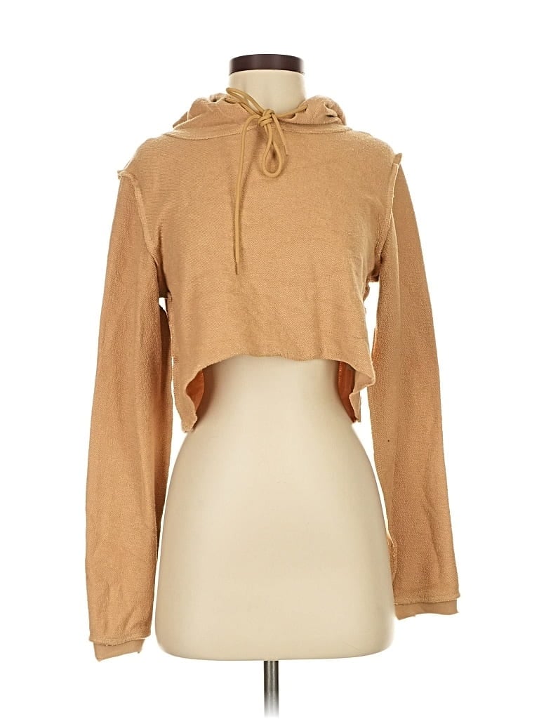 Pre-owned Danielle Guizio Sweatshirt In Brown