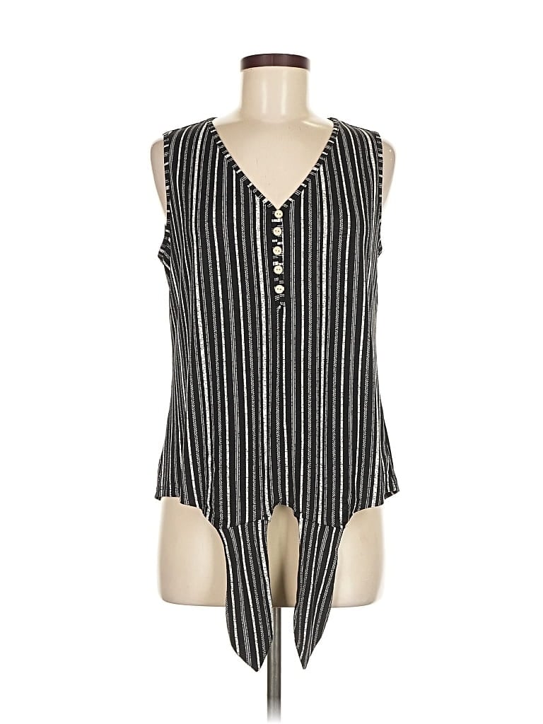 Pre-owned Naif Sleeveless Blouse In Black