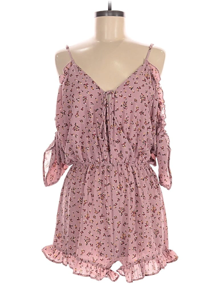 Pre-owned Blue Rain Romper In Pink