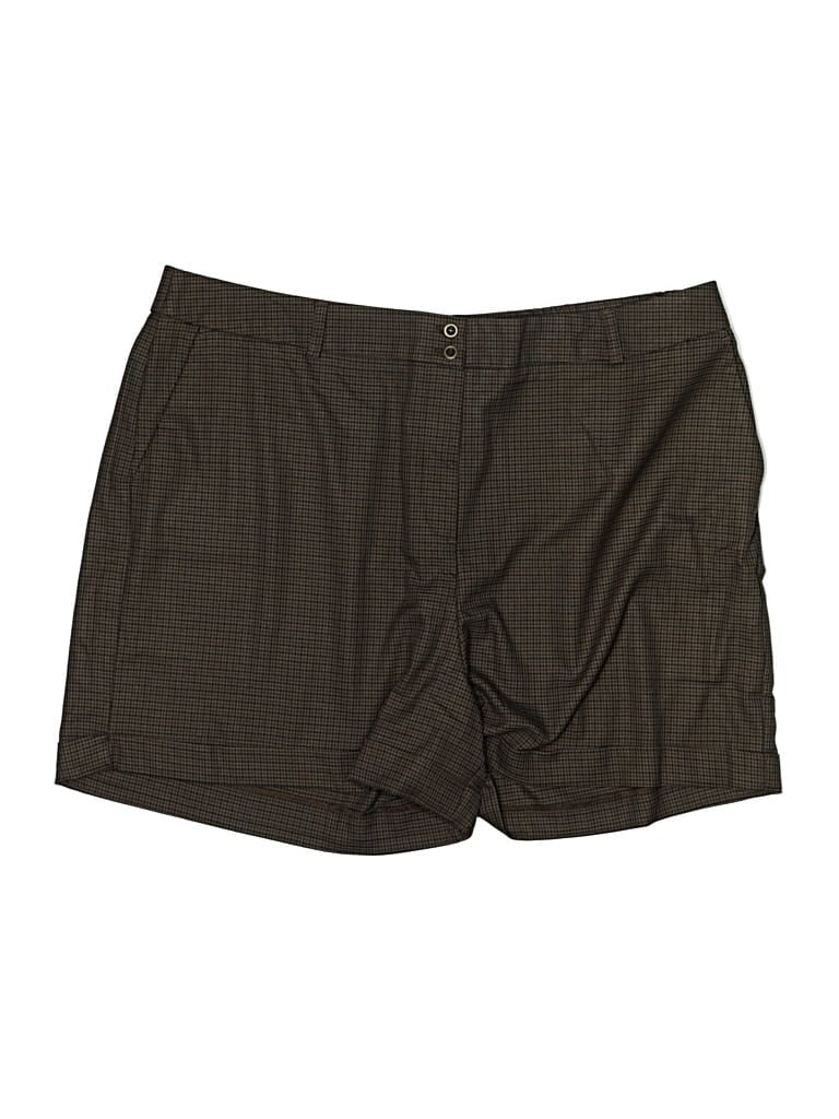Simply Be Khaki Shorts In Brown