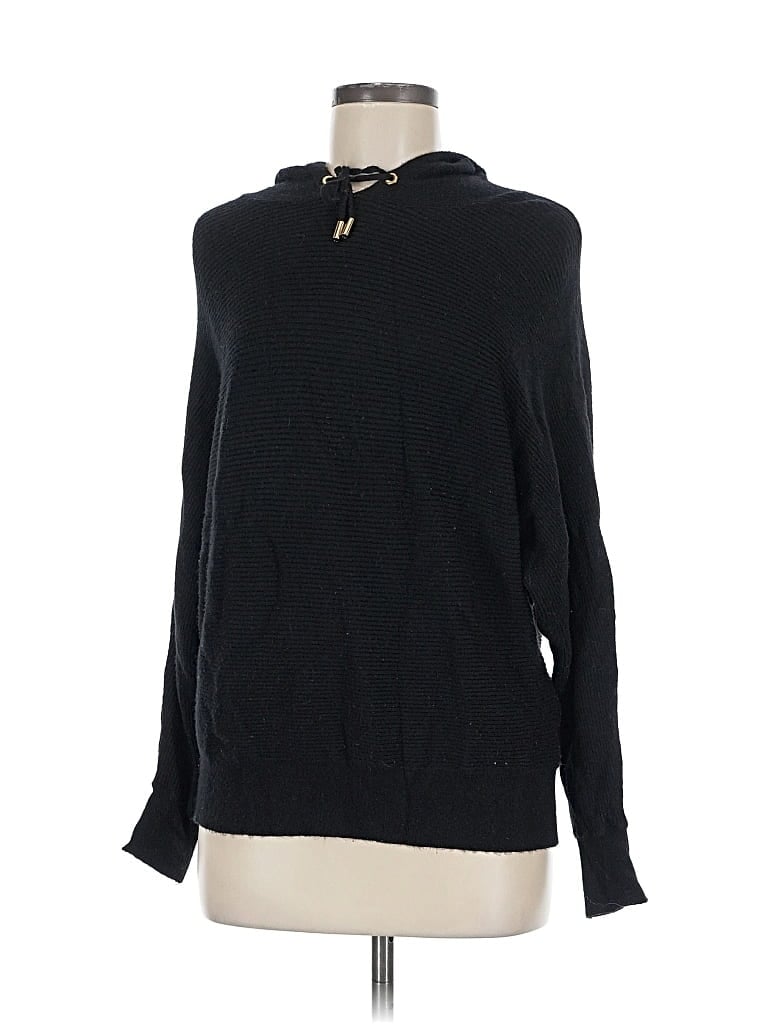 Pre-owned Chelsea & Theodore Pullover Sweater In Black
