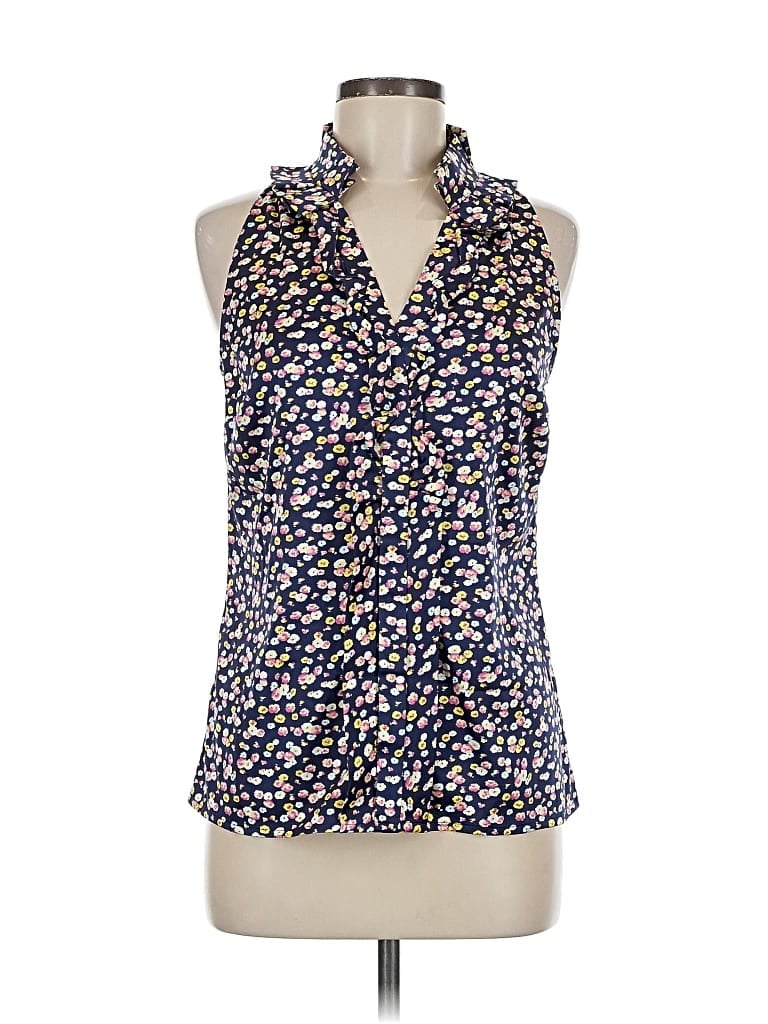 Pre-owned The Limited Sleeveless Blouse In Blue