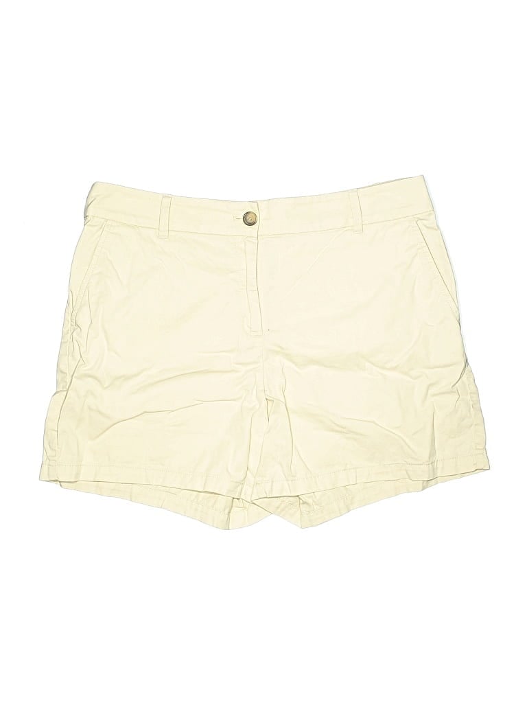 Pre-owned Ann Taylor Loft Outlet Khaki Shorts In White