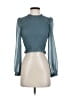 Wilfred 100% Polyester Teal Long Sleeve Blouse Size S - photo 1