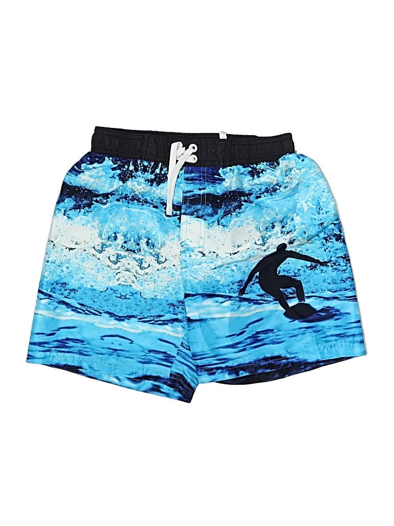 Pre-owned H&m Kids' Board Shorts In Blue
