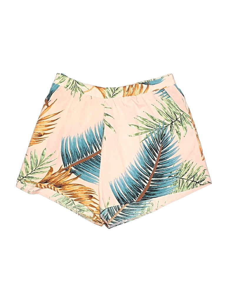 Pre-owned Shein Curve Shorts In White