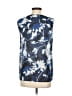 Laundry by Shelli Segal 100% Polyester Blue Sleeveless Blouse Size S - photo 2
