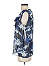 Laundry by Shelli Segal 100% Polyester Blue Sleeveless Blouse Size S - photo 5
