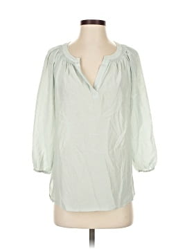 Max Studio 3/4 Sleeve Silk Top