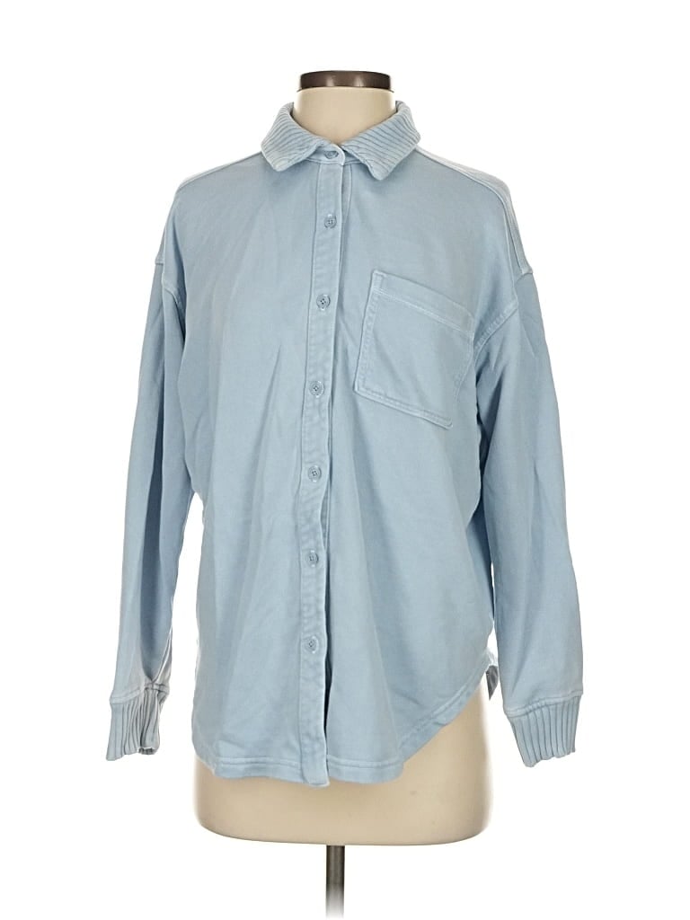 Pre-owned Aerie Cardigan Sweater In Blue