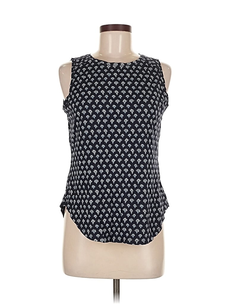 Pre-owned Ann Taylor Loft Sleeveless T-shirt In Black