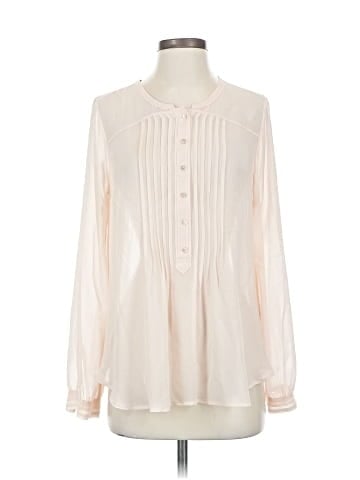 Calypso St. Barth Long Sleeve Silk Top (view 1)