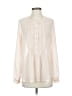 Calypso St. Barth 100% Silk Ivory Long Sleeve Silk Top Size S - photo 1