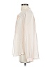 Calypso St. Barth 100% Silk Ivory Long Sleeve Silk Top Size S - photo 5