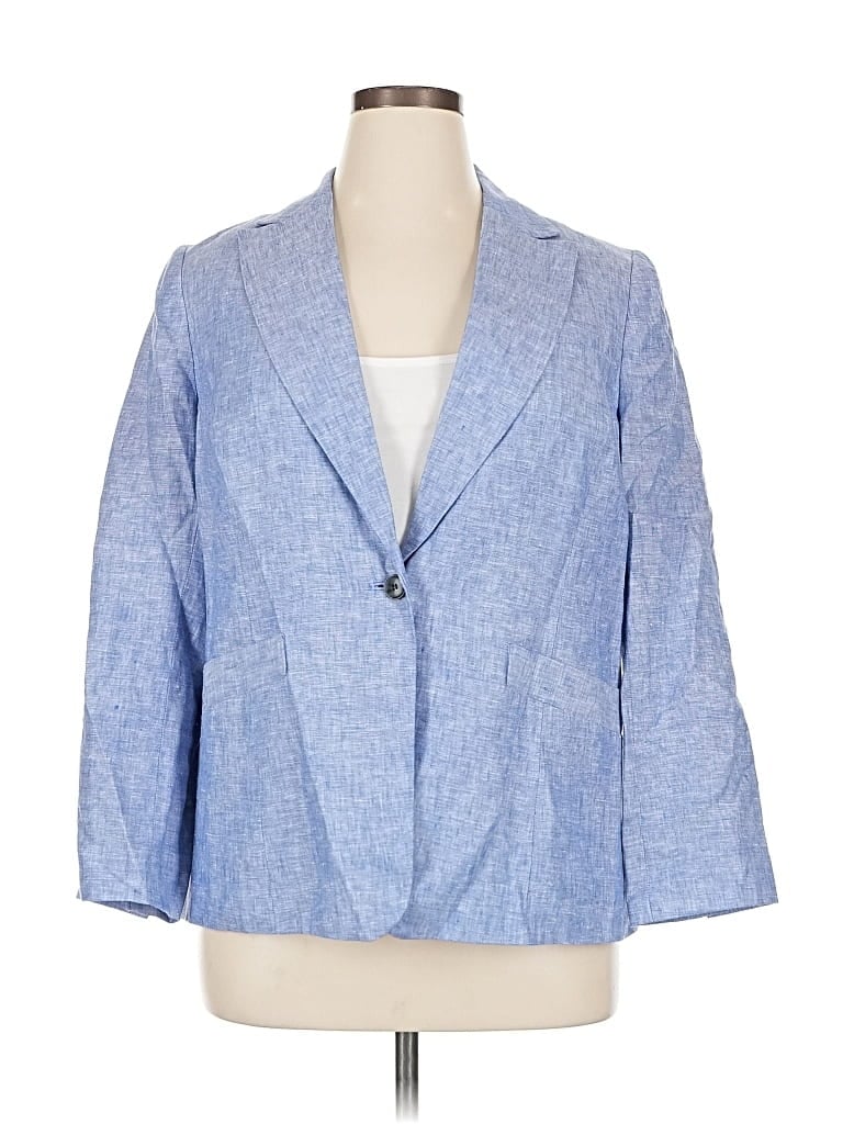 Click to view more detailed imagery on our partner's website Pre-owned Talbots Blazer Jacket In Blue