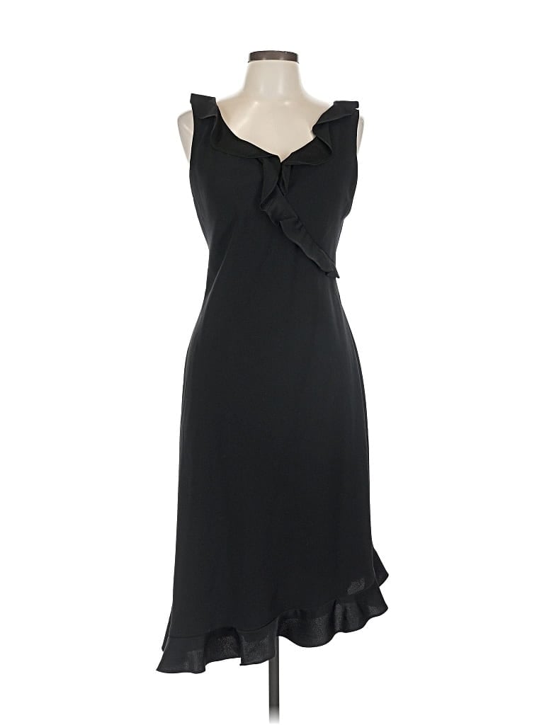 Pre-owned Donna Ricco Cocktail Dress In Black