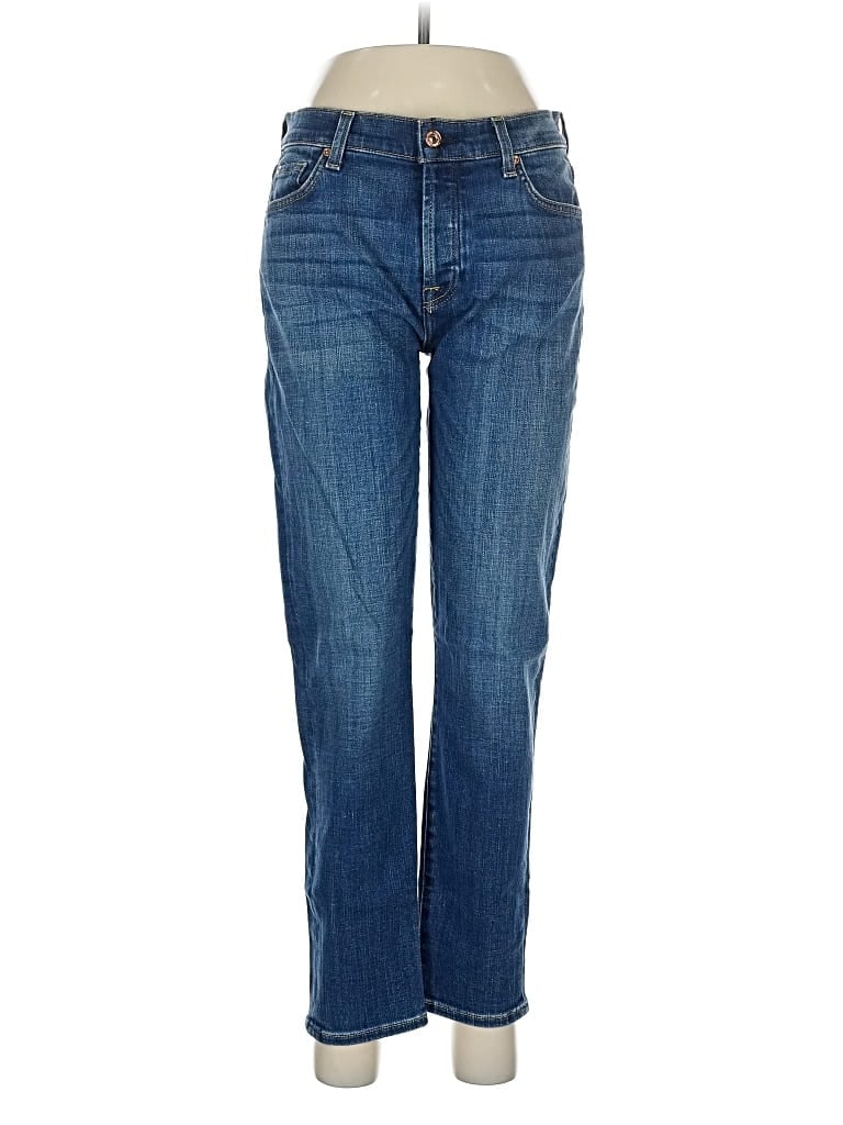 Pre-owned 7 For All Mankind Jeans In Blue